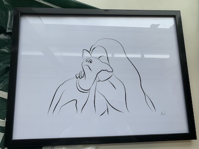 Primer dibujo Line Art creado por nosotros