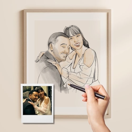 Retrato personalizado a color